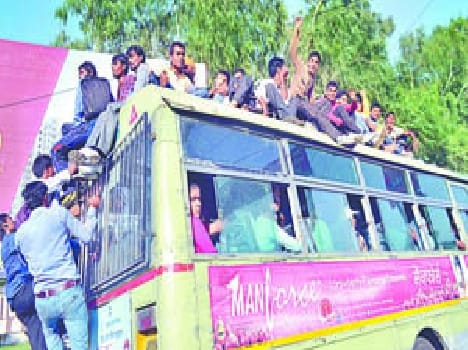 meerut roadways bus problems
